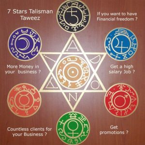 Good Luck Talisman 7 Planets Taweez,