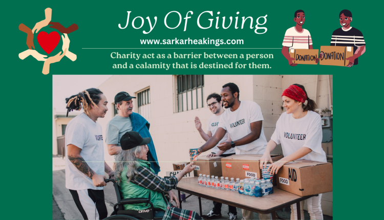 Sadaqah Joy Of Giving, Charity