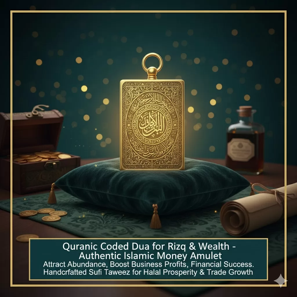 Quranic Coded Dua for Rizq & Wealth Money Amulet for Business Success Sarkar Healings