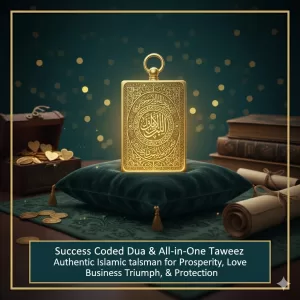 Success Coded Dua Powered by Spiritual Intelligence, Powerful All in One Taweez for overall Prosperity & success, Get Love Amulet, Talisman for success,