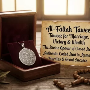 Al-Fattah Taweez for Marriage, Victory & Wealth, The Divine Opener of Closed Doors, Authentic Coded Dua to Remove Hurdles & Grant Success