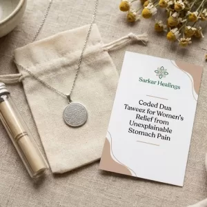 Coded Dua Taweez for Women's Relief from Unexplainable Stomach Pain