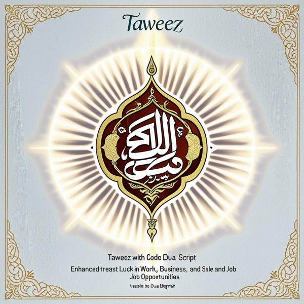 Taweez Coded Dua to Enhance Luck in Work, Business & Job
