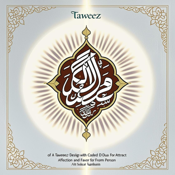 Taweez Coded Dua to obtain favors from a person, To be loved 116
