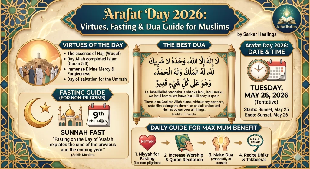 Arafat Day 2026 Virtues, Fasting & Dua Guide for Muslims