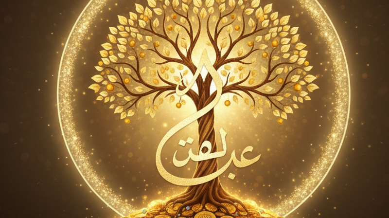 Growing plant representing prosperity and abundance through Islamic spirituality