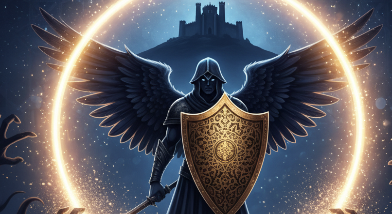 Shield representing spiritual protection from Evil Eye and Black Magic