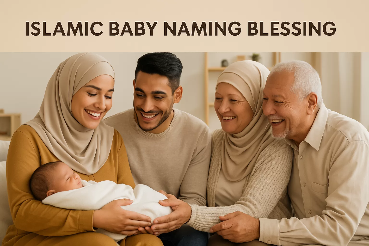 A baby's hand holding a parent's finger, symbolizing Islamic child naming in Dallas Metro