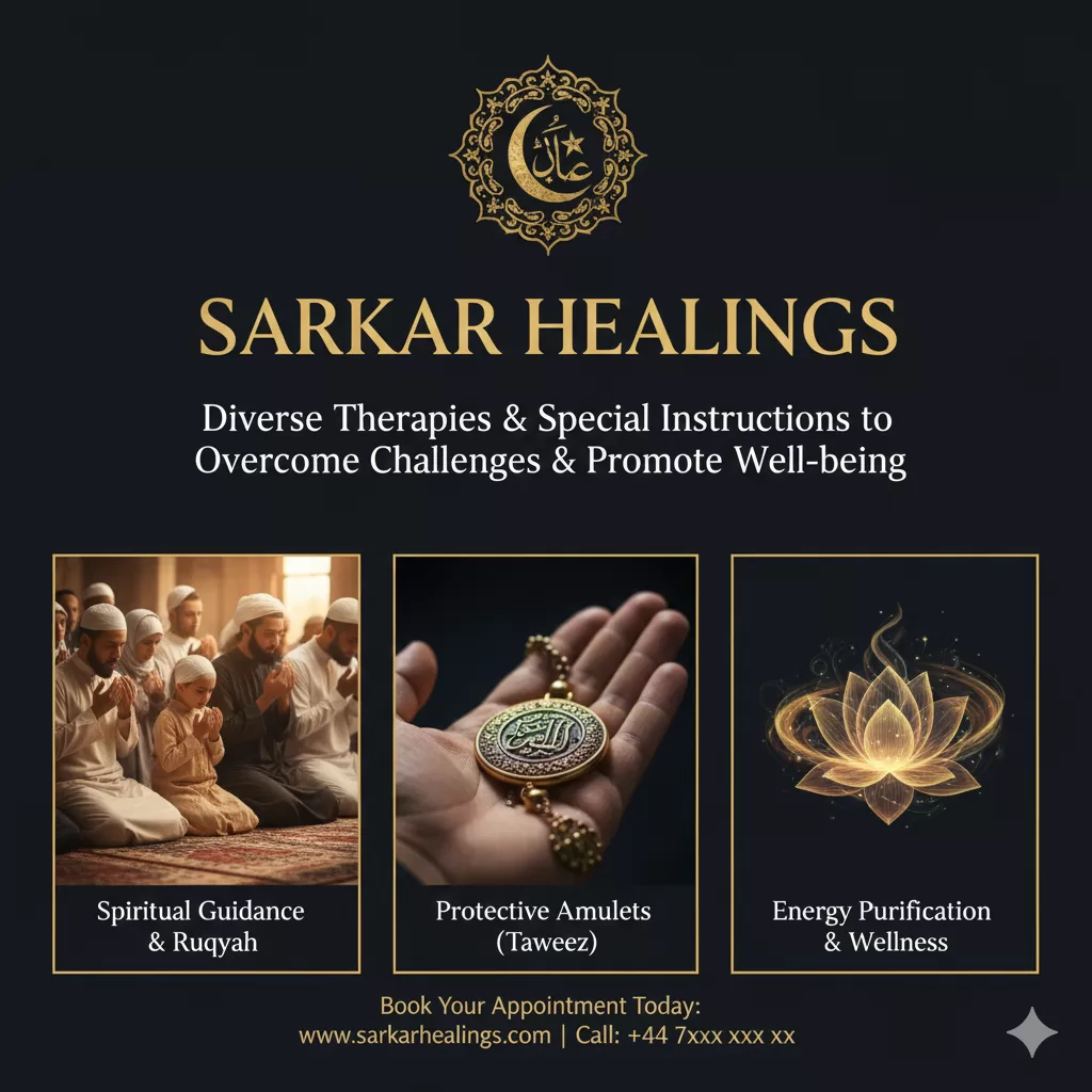 Sarkar Healings offers diverse therapies and special instructions to help you overcome challenges and promote well-being.