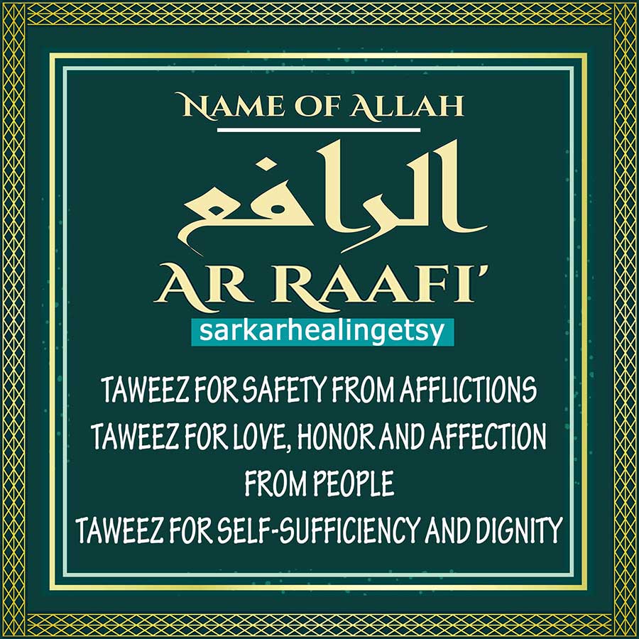 023 Ya Rafiu Taweez For Love Honor And Affection From People