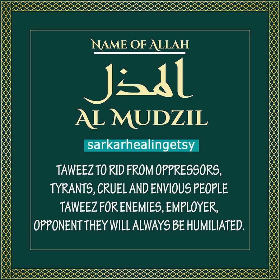 025 Ya Muzilu Taweez To Rid From Oppressors Tyrants Cruel And Envious People