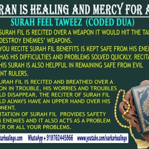 105. Surah Fil Taweez For Safety From Enemies Get An Upper Hand Over The Opponent