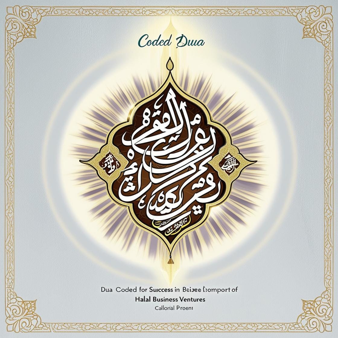 Coded Dua For Success In Business Halal Business Ventures 111
