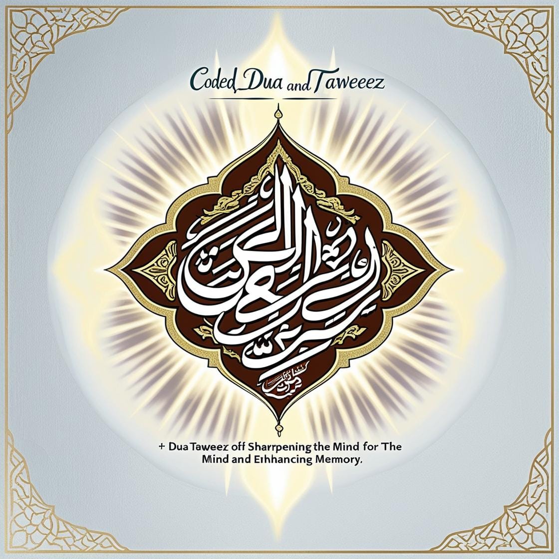 Coded Dua To Sharpen The Mind Taweez To Enhance Memory 114