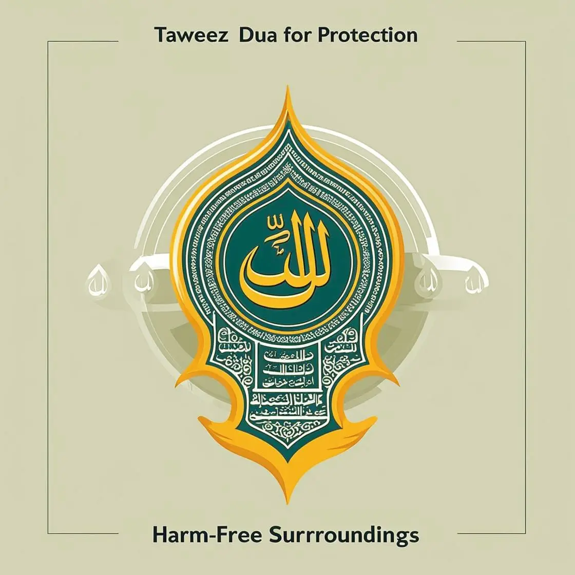 Coded Dua for Seeking a Peaceful, Protected Home