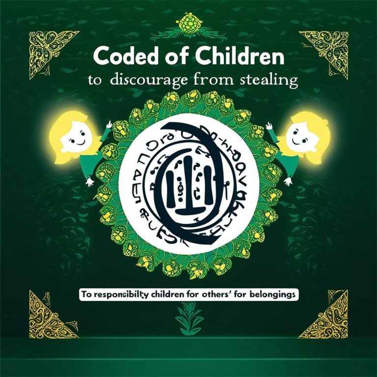 Coded Dua To Stop Children From Stealing