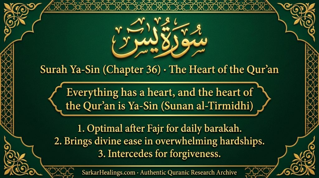 Surah Yaseen Chapter 36 Prophetic Virtues & Ease in Hardships | Sarkar Healings