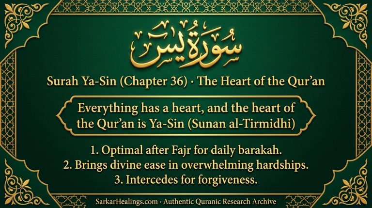Surah Yaseen Chapter 36 Prophetic Virtues & Ease in Hardships | Sarkar Healings
