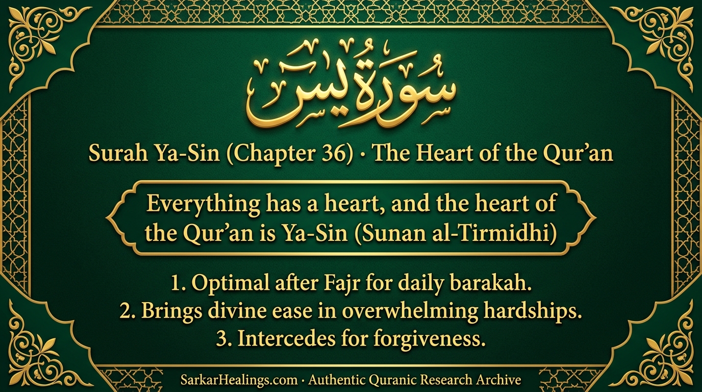 Surah Yaseen Chapter 36 Prophetic Virtues & Ease in Hardships | Sarkar Healings